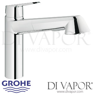 Grohe Eurodisc Cosmopolitan Single-Lever Sink Mixer (1/2 Inch) - 2010 to 2013 - Spare Parts 31121002 GEN1